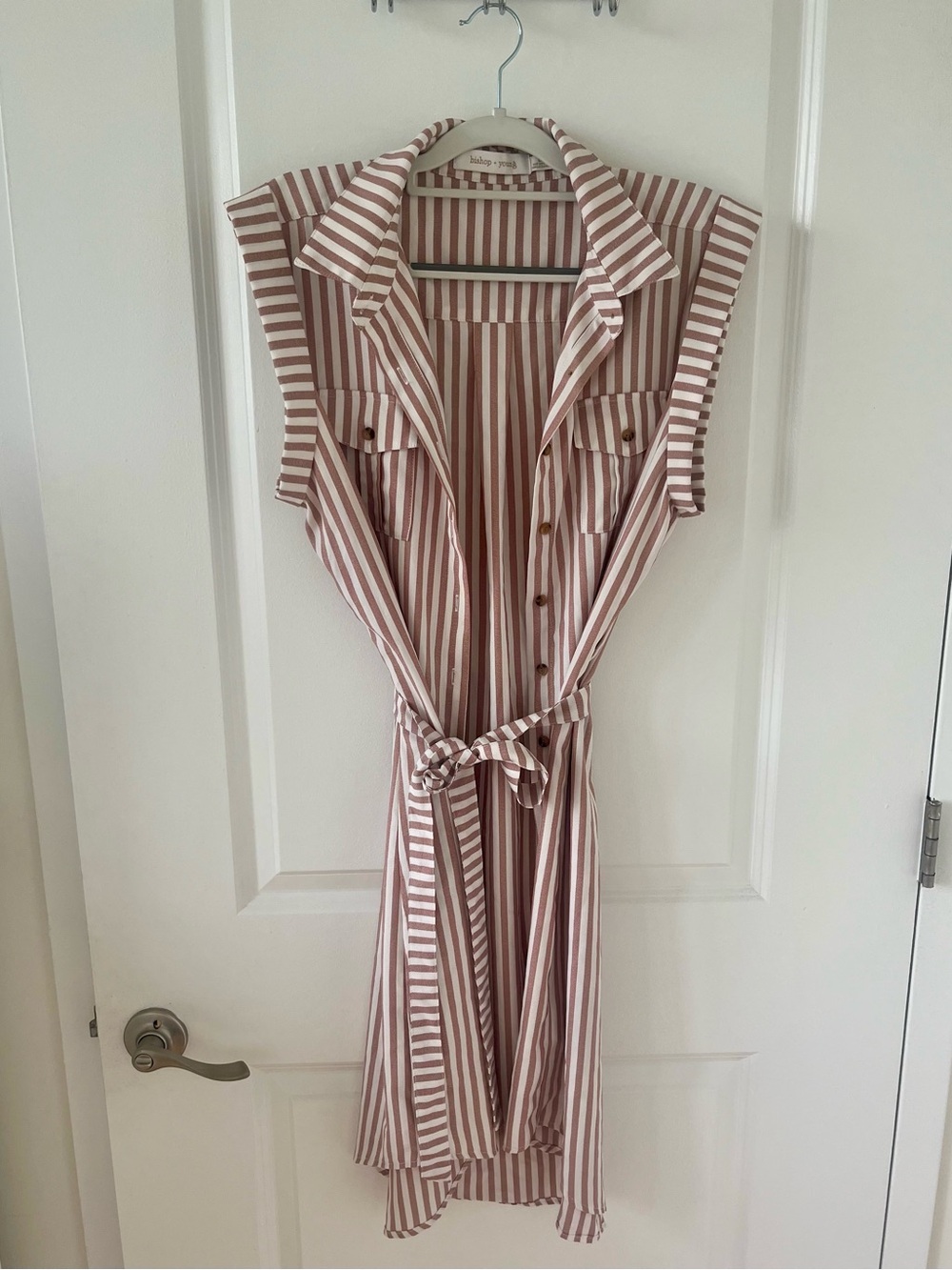 Bishop + Young striped sleeveless dress